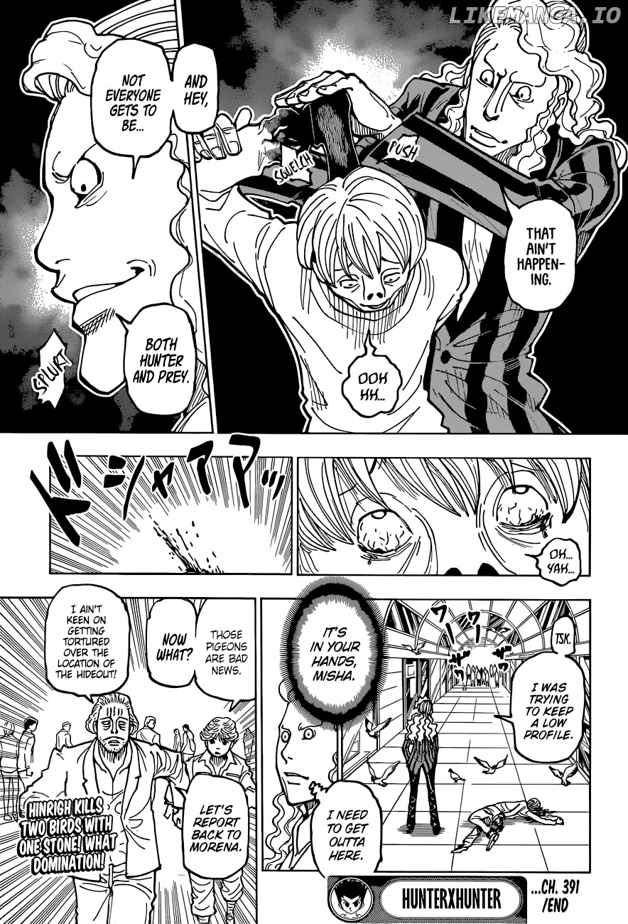 Hunter x Hunter, Chapter 391 image 21